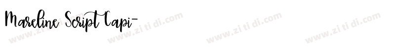 Mareline Script Capi字体转换 Mareline Script Capi字体转换